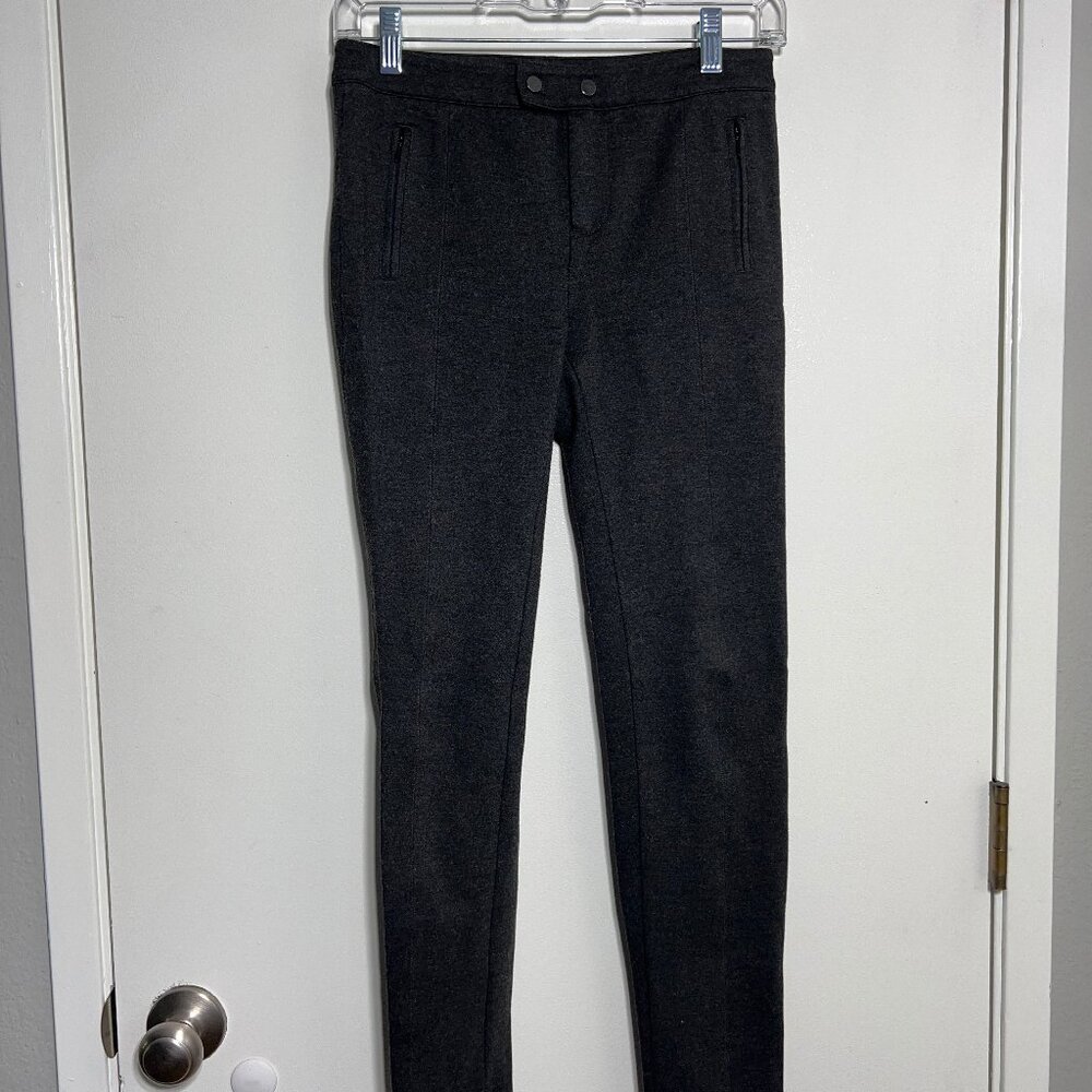 VINCE Charcoal Grey Trouser Pants Skinny Zip Pocket Women's Size 2